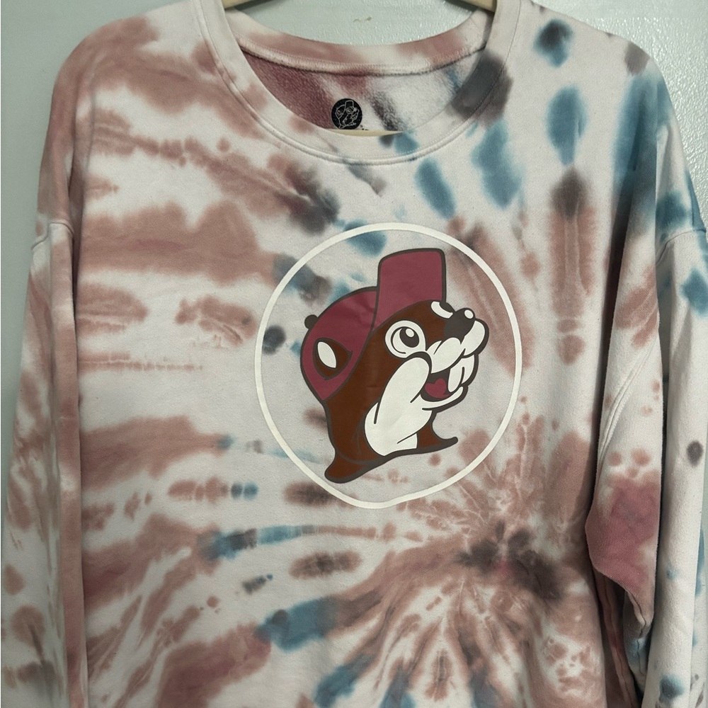 Buc-ee's Tie dye Crewneck Sweatshirt size XL